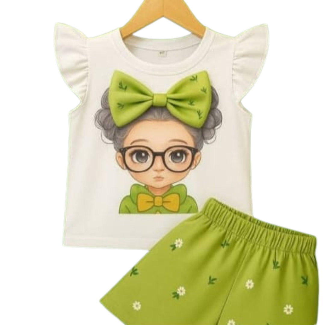 Baby & Kids 2pcs Printed T-shirt Set (3mths-6yrs)