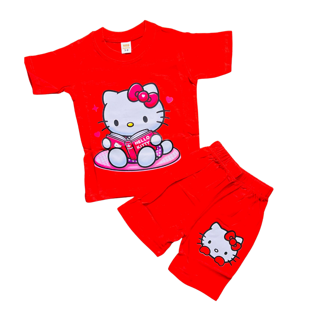 Baby & Kids 2pcs Printed T-shirt Set (3mths-6yrs)