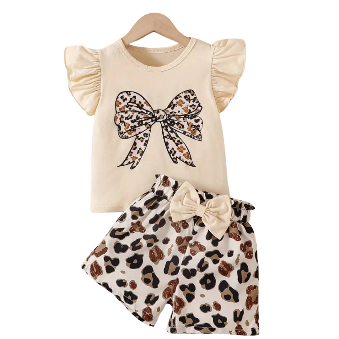 Baby & Kids 2pcs Printed T-shirt Set (3mths-6yrs)