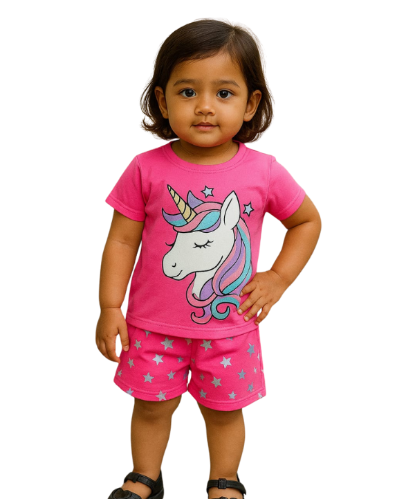 Baby & Kids 2pcs Printed T-shirt Set (3mths-6yrs)