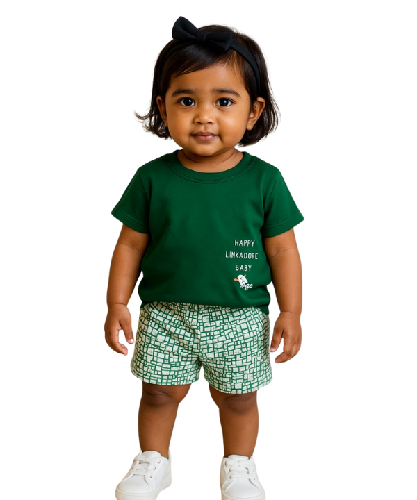 Baby & Kids 2pcs Printed T-shirt Set (3mths-6yrs)