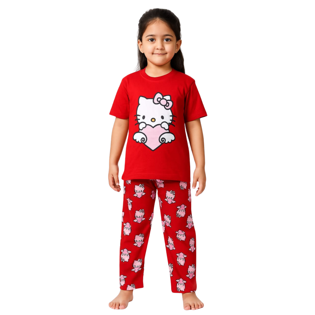 Baby & Kids 2pcs Printed T-shirt Set (3mths-12yrs)