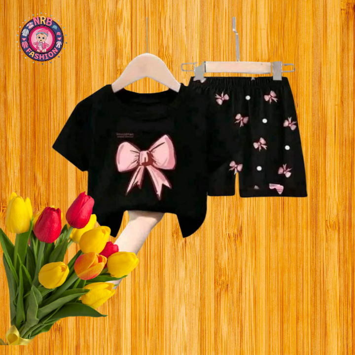 Baby & Kids 2pcs Printed T-shirt Set (3mths-8yrs)