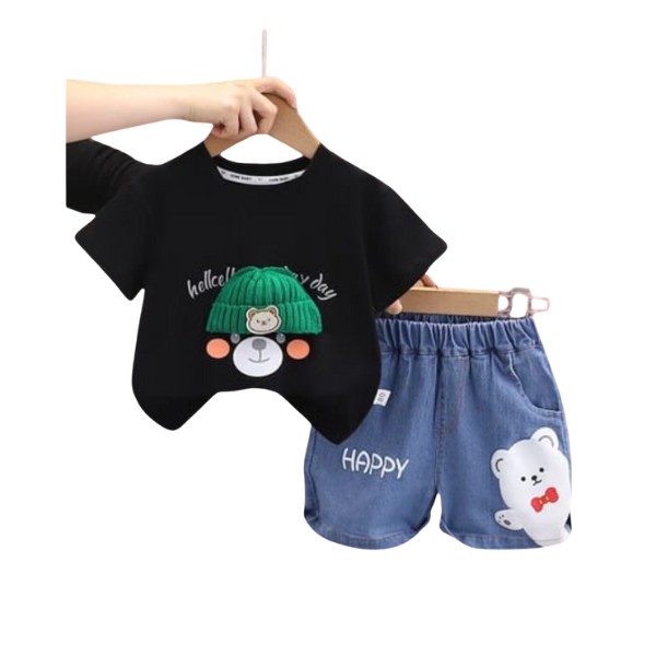 Baby & Kids 2pcs Printed T-shirt Set (3mths-6yrs)