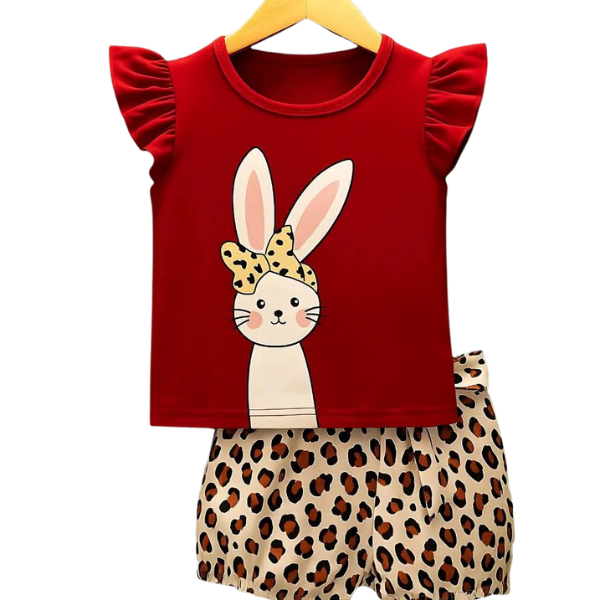 Baby & Kids 2pcs Printed T-shirt Set (3mths-6yrs)