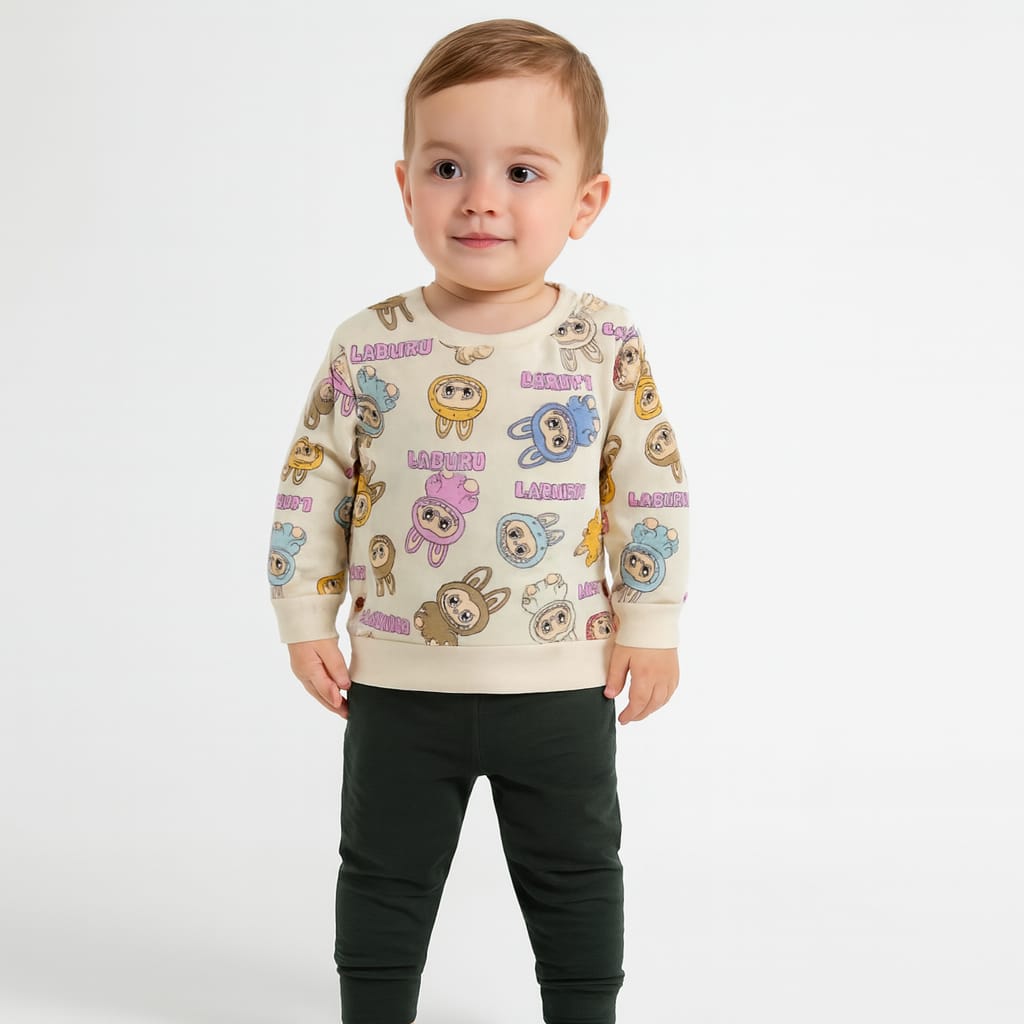 Baby & Kids 2pcs Printed Winter Set (3mths-8yrs)