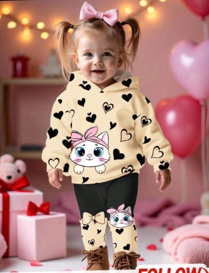 Baby & Kids 2pcs Printed Winter Set (3mths-8yrs)