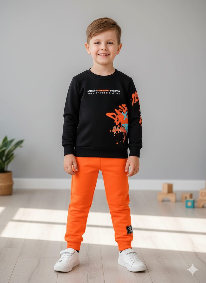 Baby & Kids 2pcs Printed Winter Set (3mths-8yrs)