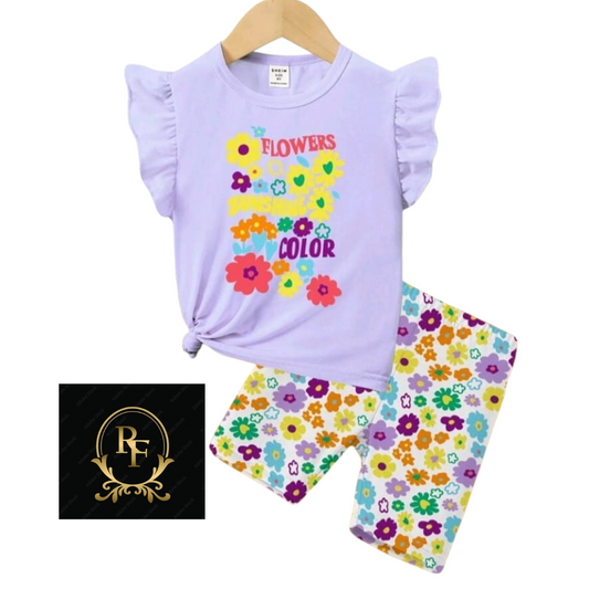 Baby & Kids 2pcs Printed T-shirt Set (3mths-6yrs)