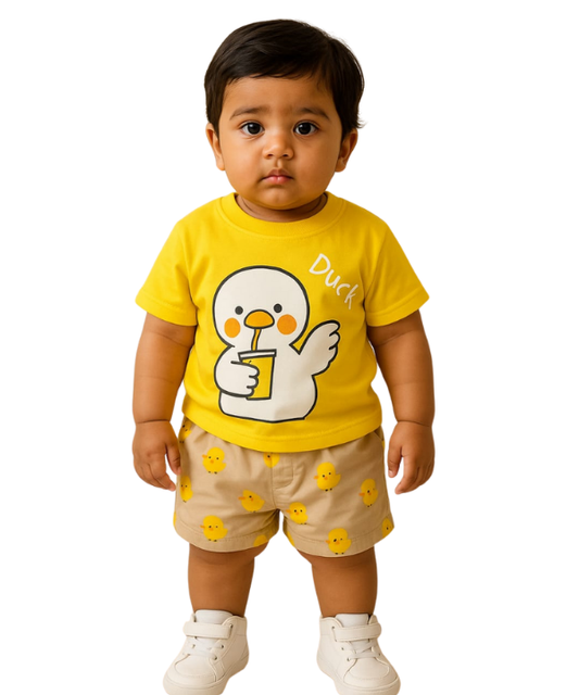 Baby & Kids 2pcs Printed T-shirt Set (3mths-6yrs)