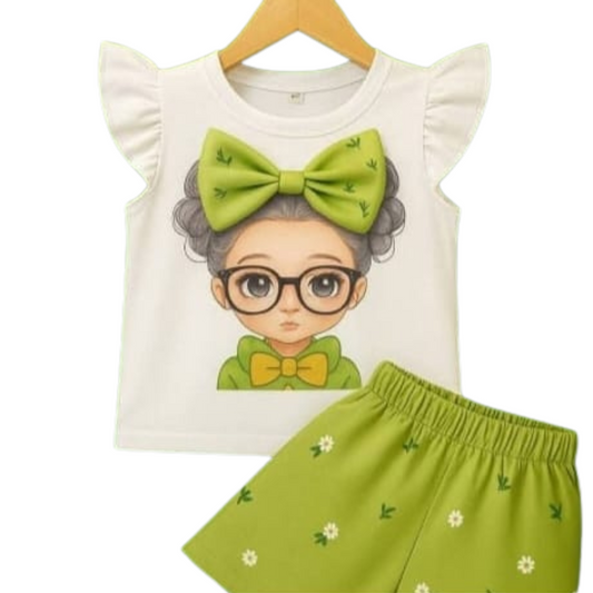 Baby & Kids 2pcs Printed T-shirt Set (3mths-6yrs)
