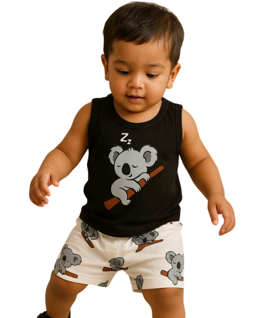 Baby & Kids 2pcs Printed T-shirt Set (3mths-6yrs)