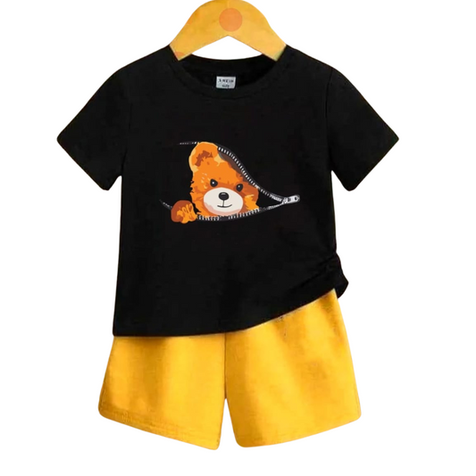 Baby & Kids 2pcs Printed T-shirt Set (3mths-6yrs)