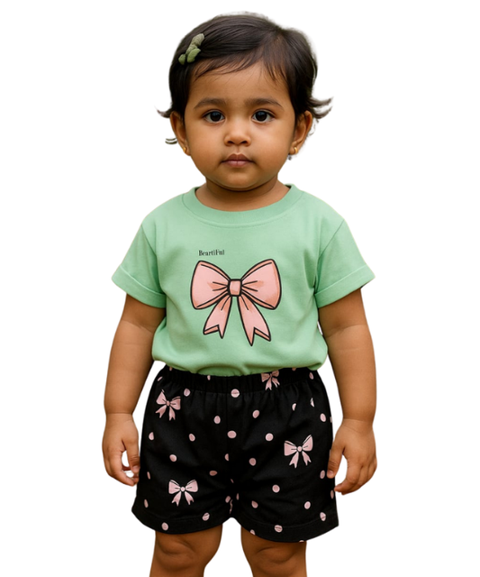 Baby & Kids 2pcs Printed T-shirt Set (3mths-6yrs)