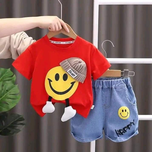 Baby & Kids 2pcs Printed T-shirt Set (3mths-6yrs)