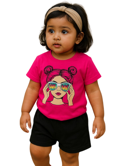 Baby & Kids 2pcs Printed T-shirt Set (3mths-8yrs)
