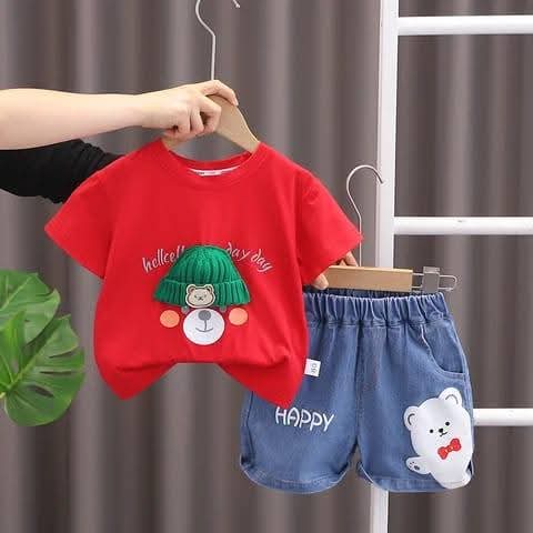 Baby & Kids 2pcs Printed T-shirt Set (3mths-6yrs)