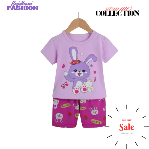 Baby & Kids 2pcs Printed T-shirt Set (3mths-6yrs)