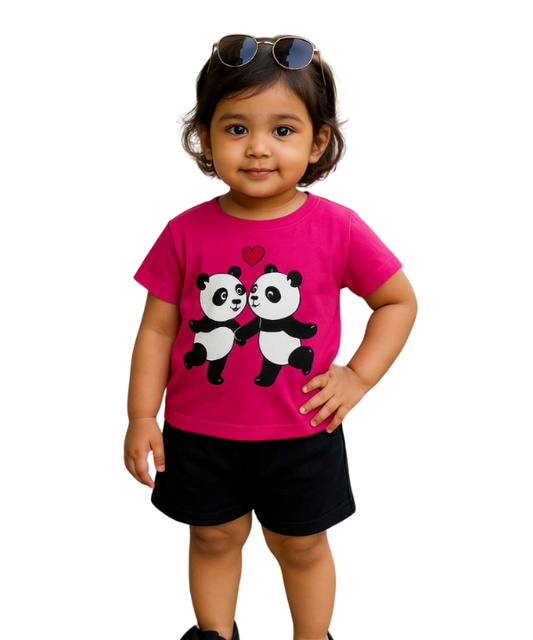 Baby & Kids 2pcs Printed T-shirt Set (3mths-6yrs)