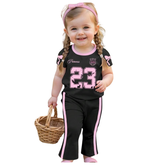 Baby & Kids 2pcs Printed T-shirt Set (3mths-12yrs)