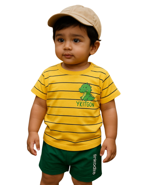 Baby & Kids 2pcs Printed T-shirt Set (3mths-6yrs)