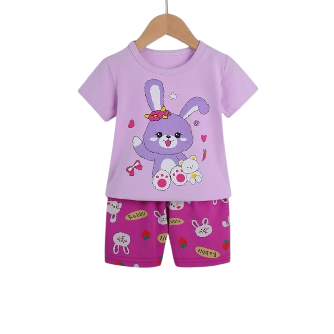 Baby & Kids 2pcs Printed T-shirt Set (3mths-6yrs)