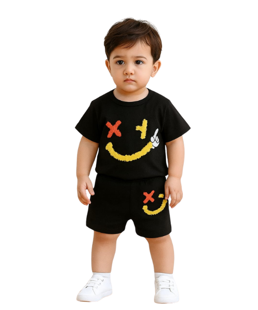 Baby & Kids 2pcs Printed T-shirt Set (3mths-6yrs)