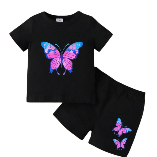 Baby & Kids 2pcs Printed T-shirt Set (3mths-8yrs)