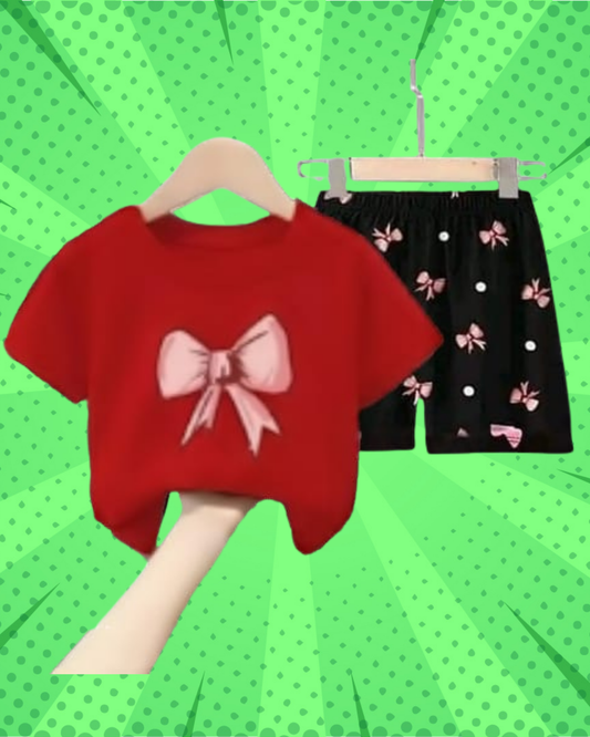 Baby & Kids 2pcs Printed T-shirt Set (3mths-8yrs)