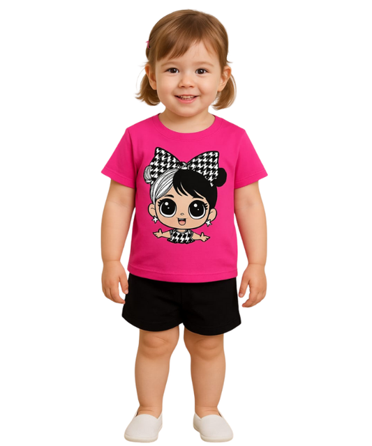 Baby & Kids 2pcs Printed T-shirt Set (3mths-6yrs)