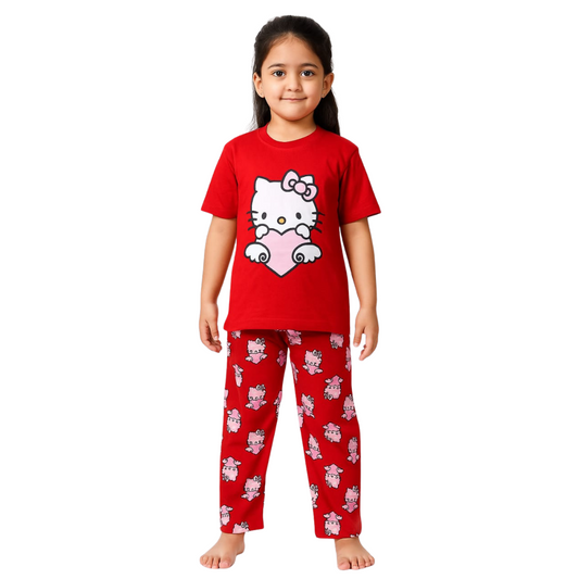 Baby & Kids 2pcs Printed T-shirt Set (3mths-12yrs)