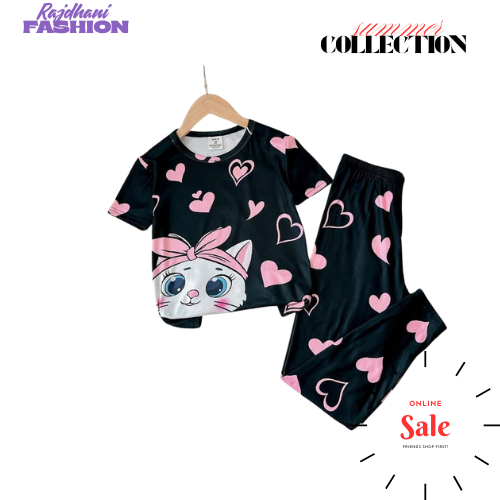 Baby & Kids 2pcs .Printed T-shirt Set (3mths-12yrs)
