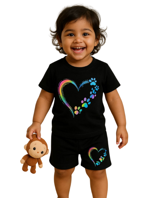 Baby & Kids 2pcs Printed T-shirt Set (3mths-6yrs)
