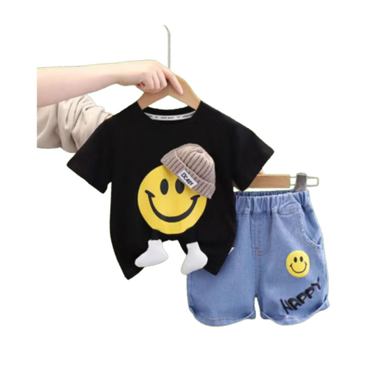 Baby & Kids 2pcs Printed T-shirt Set (3mths-6yrs)