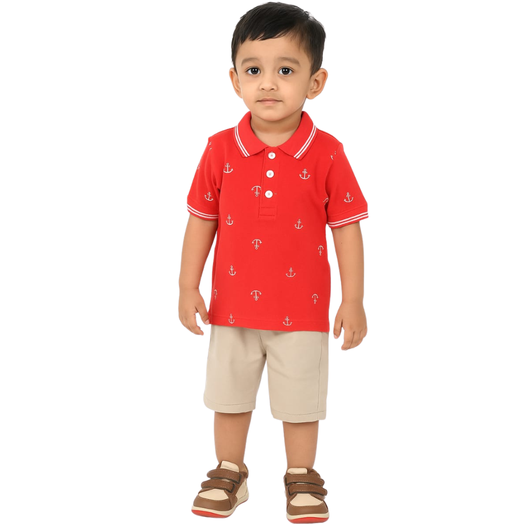 Babys 2pcs Printed T-shirt Set (2 yrs-12yrs)