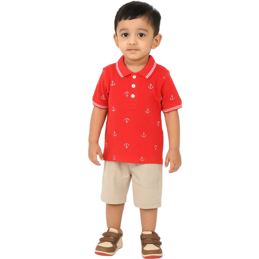 Babys 2pcs Printed T-shirt Set (2 yrs-12yrs)