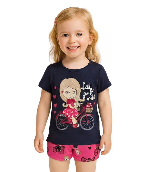 Baby & Kids 2pcs Printed T-shirt Set (3mths-6yrs)
