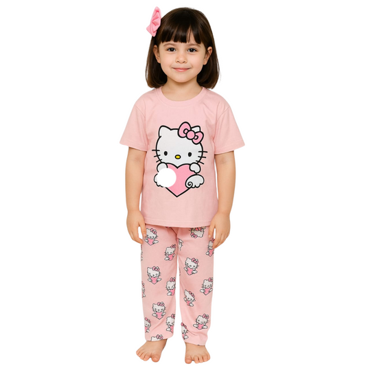 Baby & Kids 2pcs Printed T-shirt Set (3mths-12yrs)