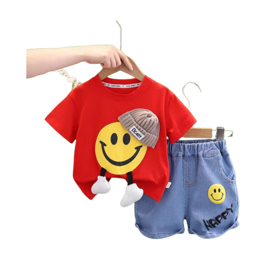 Baby & Kids 2pcs Printed T-shirt Set (3mths-6yrs)