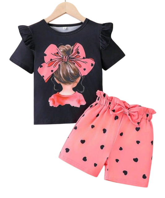 Baby & Kids 2pcs Printed T-shirt Set (3mths-8yrs)