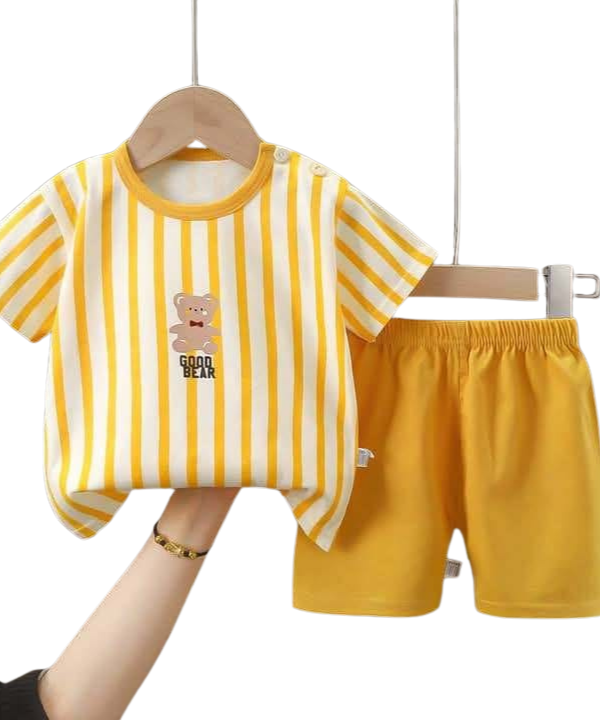 Baby & Kids 2pcs Printed T-shirt Set (3mths-6yrs)