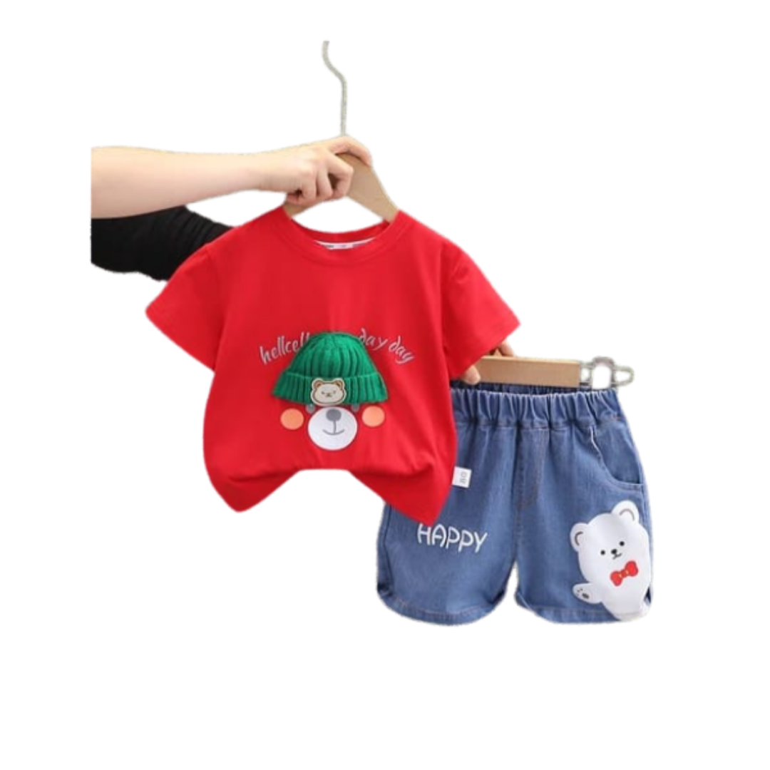 Baby & Kids 2pcs Printed T-shirt Set (3mths-6yrs)