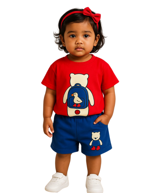 Baby & Kids 2pcs Printed T-shirt Set (3mths-6yrs)