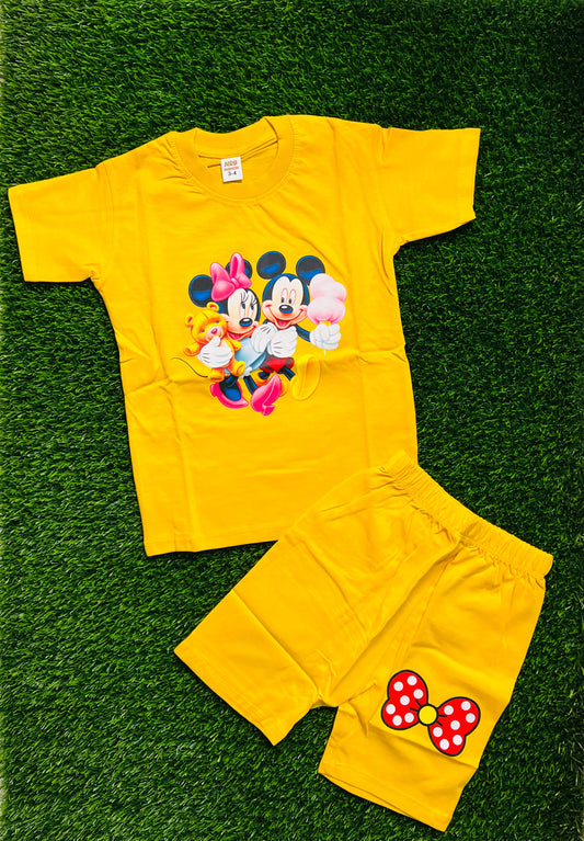 Baby & Kids 2pcs Printed T-shirt Set (3mths-6yrs)