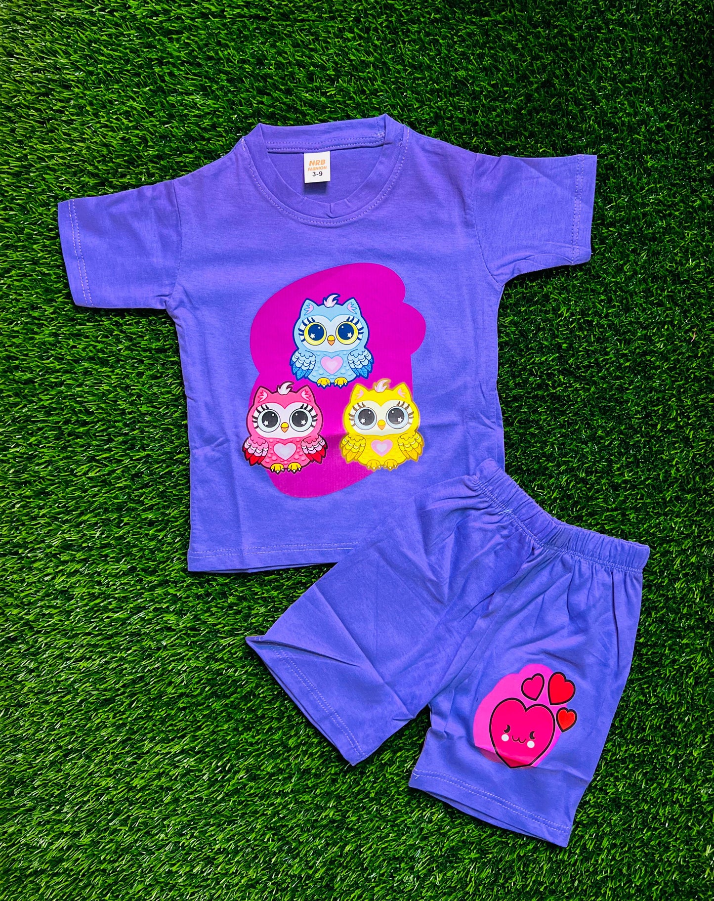 Baby & Kids 2pcs Printed T-shirt Set (3mths-6yrs)