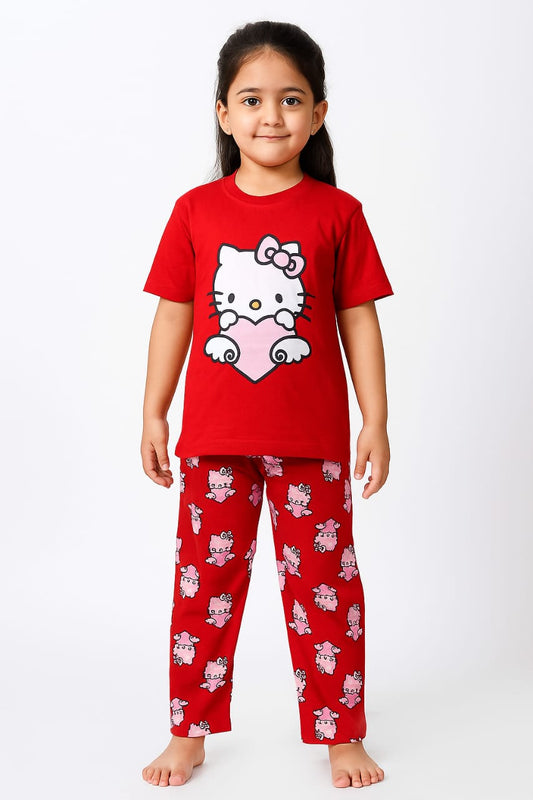 Baby & Kids 2pcs Printed T-shirt Set (3mths-12yrs)