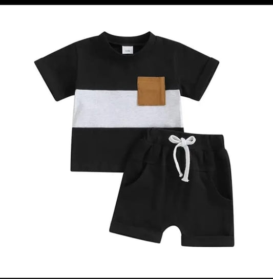 Baby & Kids 2pcs Printed T-shirt Set (3mths-6yrs)