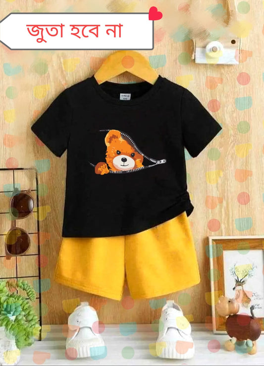 Baby & Kids 2pcs Printed T-shirt Set (3mths-6yrs)
