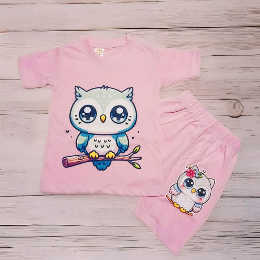 Baby & Kids 2pcs Printed T-shirt Set (3mths-6yrs)