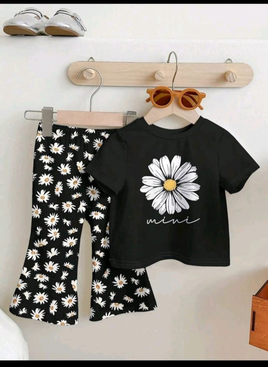 Baby & Kids 2pcs Printed T-shirt Set (3mths-12yrs)